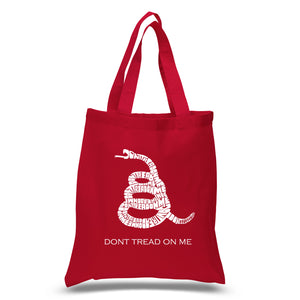 DONT TREAD ON ME - Small Word Art Tote Bag