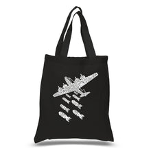 Load image into Gallery viewer, DROP BEATS NOT BOMBS - Small Word Art Tote Bag