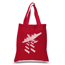 Load image into Gallery viewer, DROP BEATS NOT BOMBS - Small Word Art Tote Bag