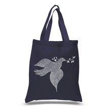 Load image into Gallery viewer, Dove - Small Word Art Tote Bag