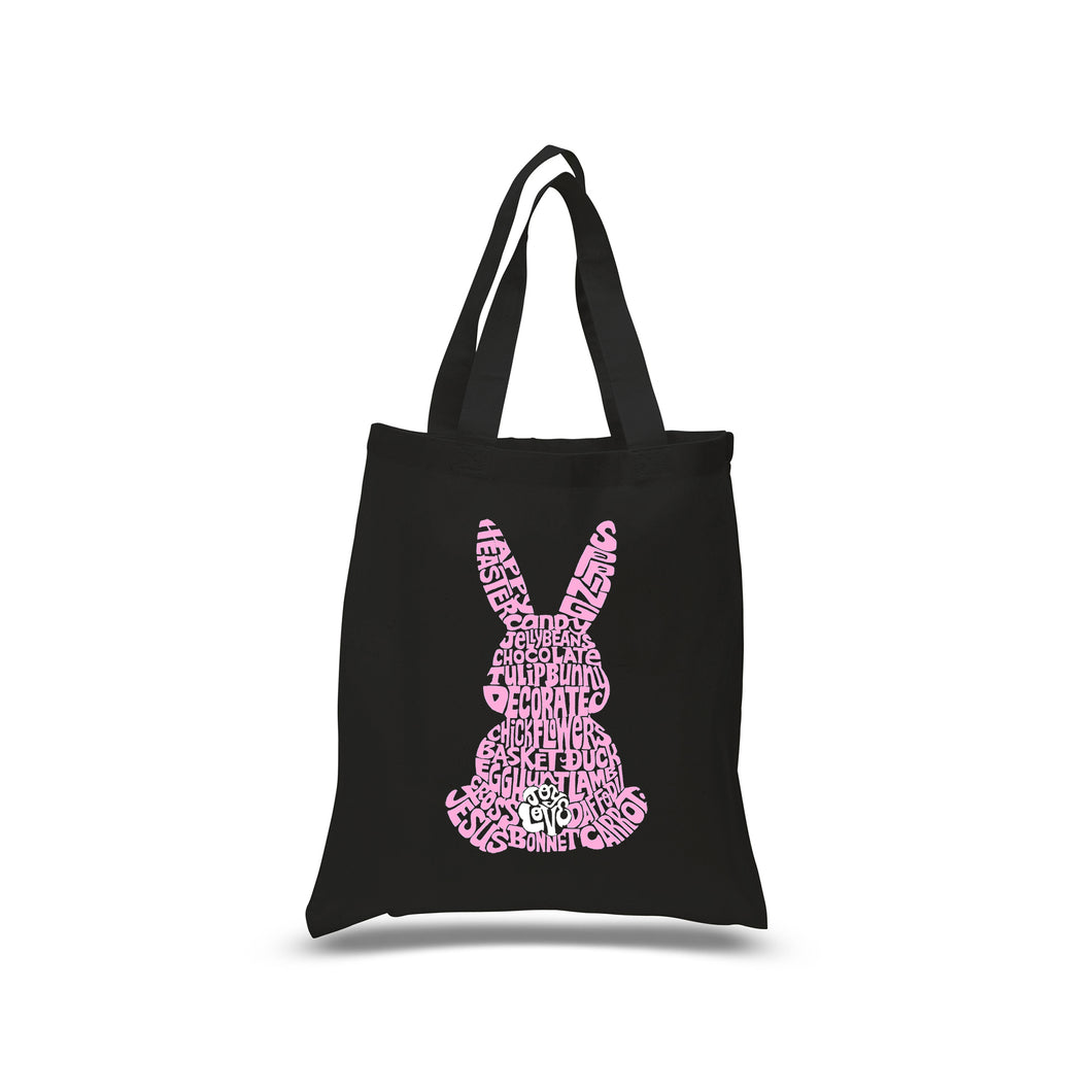 Easter Bunny  - Small Word Art Tote Bag