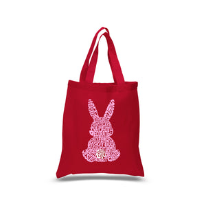 Easter Bunny  - Small Word Art Tote Bag