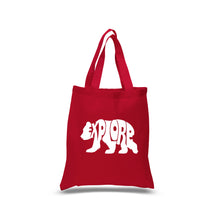 Load image into Gallery viewer, Explore - Small Word Art Tote Bag