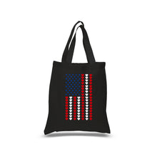 Load image into Gallery viewer, Heart Flag - Small Word Art Tote Bag