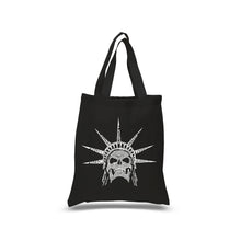 Load image into Gallery viewer, Freedom Skull  - Small Word Art Tote Bag