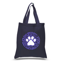 Load image into Gallery viewer, Gandhi&#39;s Quote on Animal Treatment - Small Word Art Tote Bag