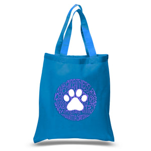 Gandhi's Quote on Animal Treatment - Small Word Art Tote Bag