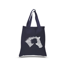 Load image into Gallery viewer, Girl Horse - Small Word Art Tote Bag