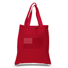 Load image into Gallery viewer, God Bless America - Small Word Art Tote Bag