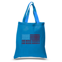 Load image into Gallery viewer, God Bless America - Small Word Art Tote Bag