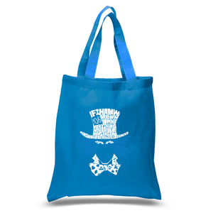 The Mad Hatter - Small Word Art Tote Bag