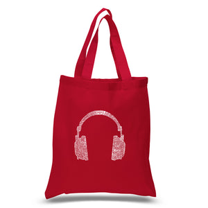 63 DIFFERENT GENRES OF MUSIC - Small Word Art Tote Bag