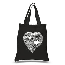 Load image into Gallery viewer, LOVE IN 44 DIFFERENT LANGUAGES - Small Word Art Tote Bag