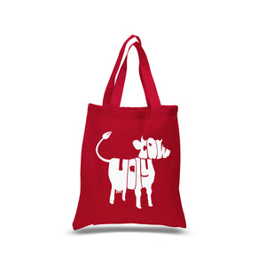 Holy Cow  - Small Word Art Tote Bag