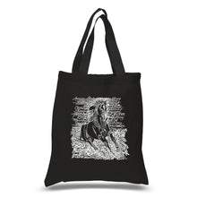 Load image into Gallery viewer, POPULAR HORSE BREEDS - Small Word Art Tote Bag