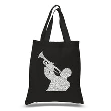 Load image into Gallery viewer, ALL TIME JAZZ SONGS - Small Word Art Tote Bag