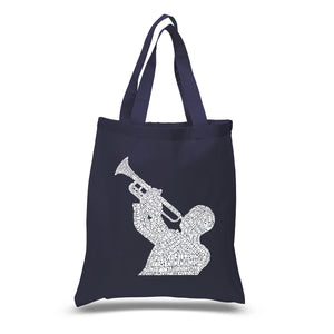 ALL TIME JAZZ SONGS - Small Word Art Tote Bag