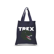 Load image into Gallery viewer, T-Rex Head  - Small Word Art Tote Bag
