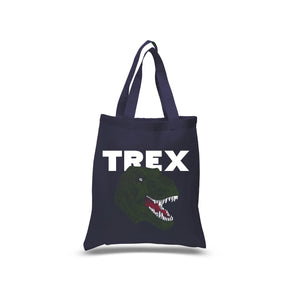 T-Rex Head  - Small Word Art Tote Bag