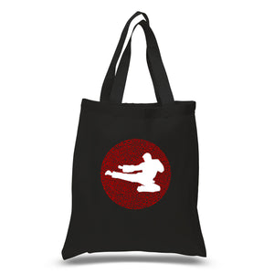 Types of Martial Arts - Small Word Art Tote Bag