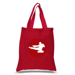 Types of Martial Arts - Small Word Art Tote Bag