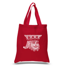 Load image into Gallery viewer, King of Spades - Small Word Art Tote Bag
