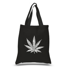 Load image into Gallery viewer, 50 DIFFERENT STREET TERMS FOR MARIJUANA - Small Word Art Tote Bag