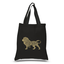 Load image into Gallery viewer, Lion - Small Word Art Tote Bag