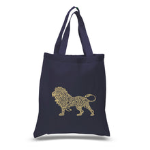 Load image into Gallery viewer, Lion - Small Word Art Tote Bag