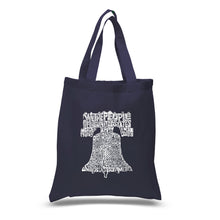 Load image into Gallery viewer, Liberty Bell - Small Word Art Tote Bag