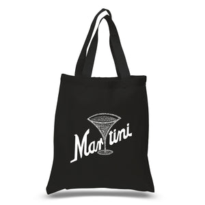 Martini - Small Word Art Tote Bag