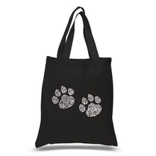 Load image into Gallery viewer, Meow Cat Prints - Small Word Art Tote Bag