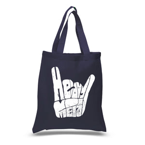 Heavy Metal - Small Word Art Tote Bag