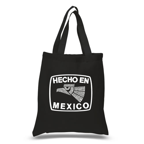 HECHO EN MEXICO - Small Word Art Tote Bag