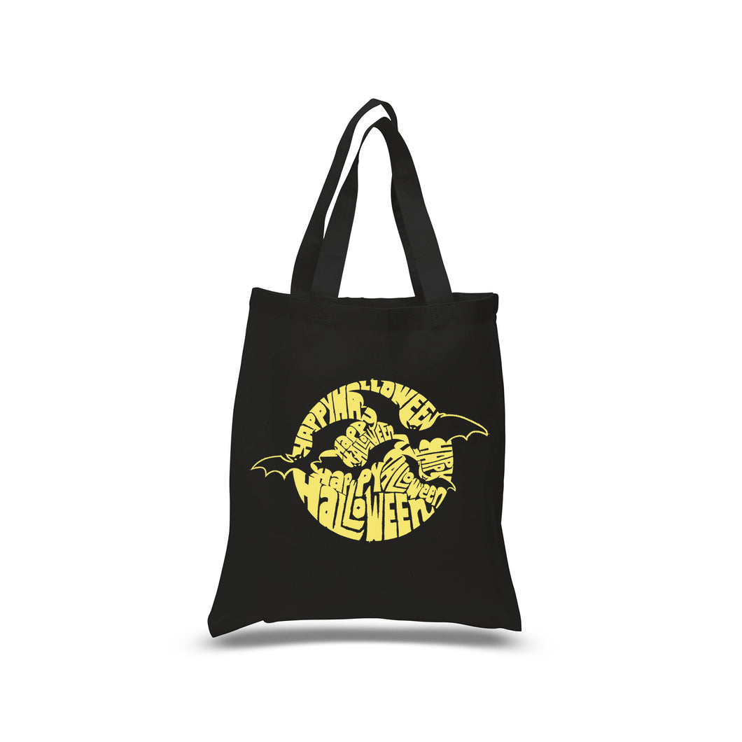 Halloween Bats  - Small Word Art Tote Bag