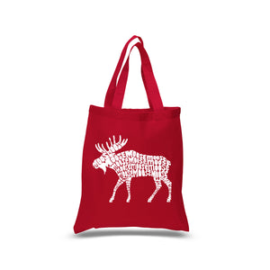 Moose  - Small Word Art Tote Bag