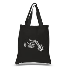 Load image into Gallery viewer, MOTORCYCLE - Small Word Art Tote Bag