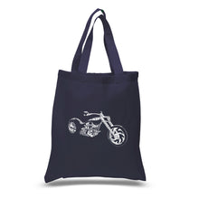 Load image into Gallery viewer, MOTORCYCLE - Small Word Art Tote Bag