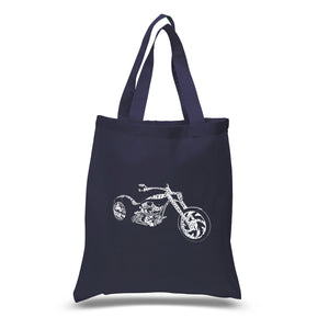 MOTORCYCLE - Small Word Art Tote Bag