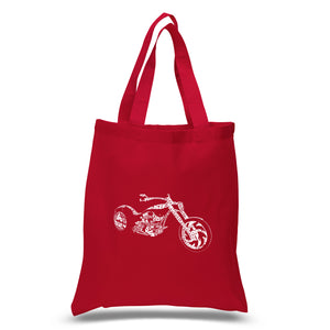 MOTORCYCLE - Small Word Art Tote Bag