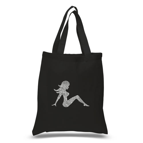 MUDFLAP GIRL - Small Word Art Tote Bag