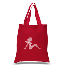 Load image into Gallery viewer, MUDFLAP GIRL - Small Word Art Tote Bag