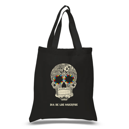 Dia De Los Muertos - Small Word Art Tote Bag