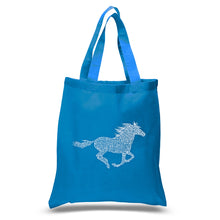 Load image into Gallery viewer, Horse Breeds - Small Word Art Tote Bag