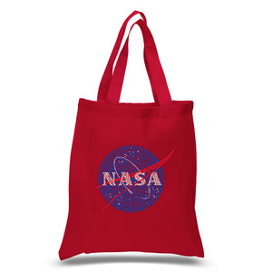 NASA's Most Notable Missions - Small Word Art Tote Bag
