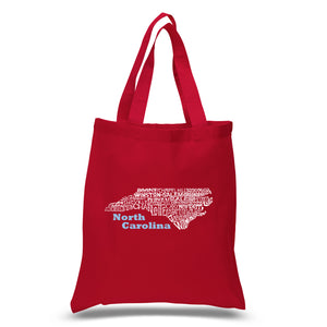 North Carolina - Small Word Art Tote Bag