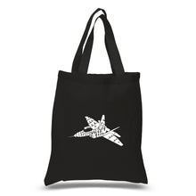 Load image into Gallery viewer, FIGHTER JET NEED FOR SPEED - Small Word Art Tote Bag