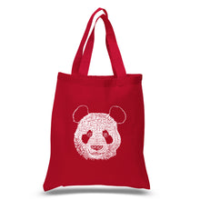 Load image into Gallery viewer, Panda - Small Word Art Tote Bag