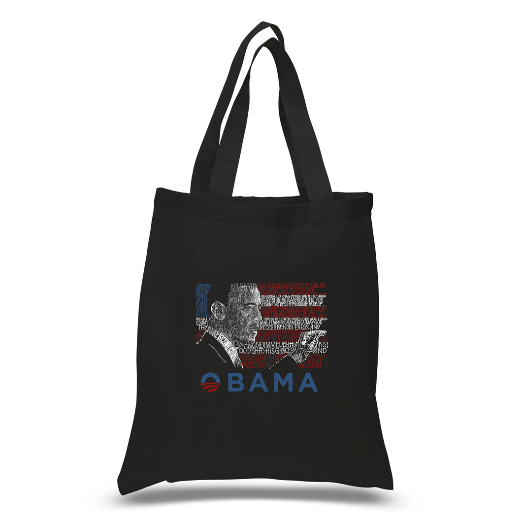 OBAMA AMERICA THE BEAUTIFUL - Small Word Art Tote Bag