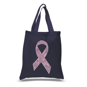CREATED OUT OF 50 SLANG TERMS FOR BREASTS - Small Word Art Tote Bag
